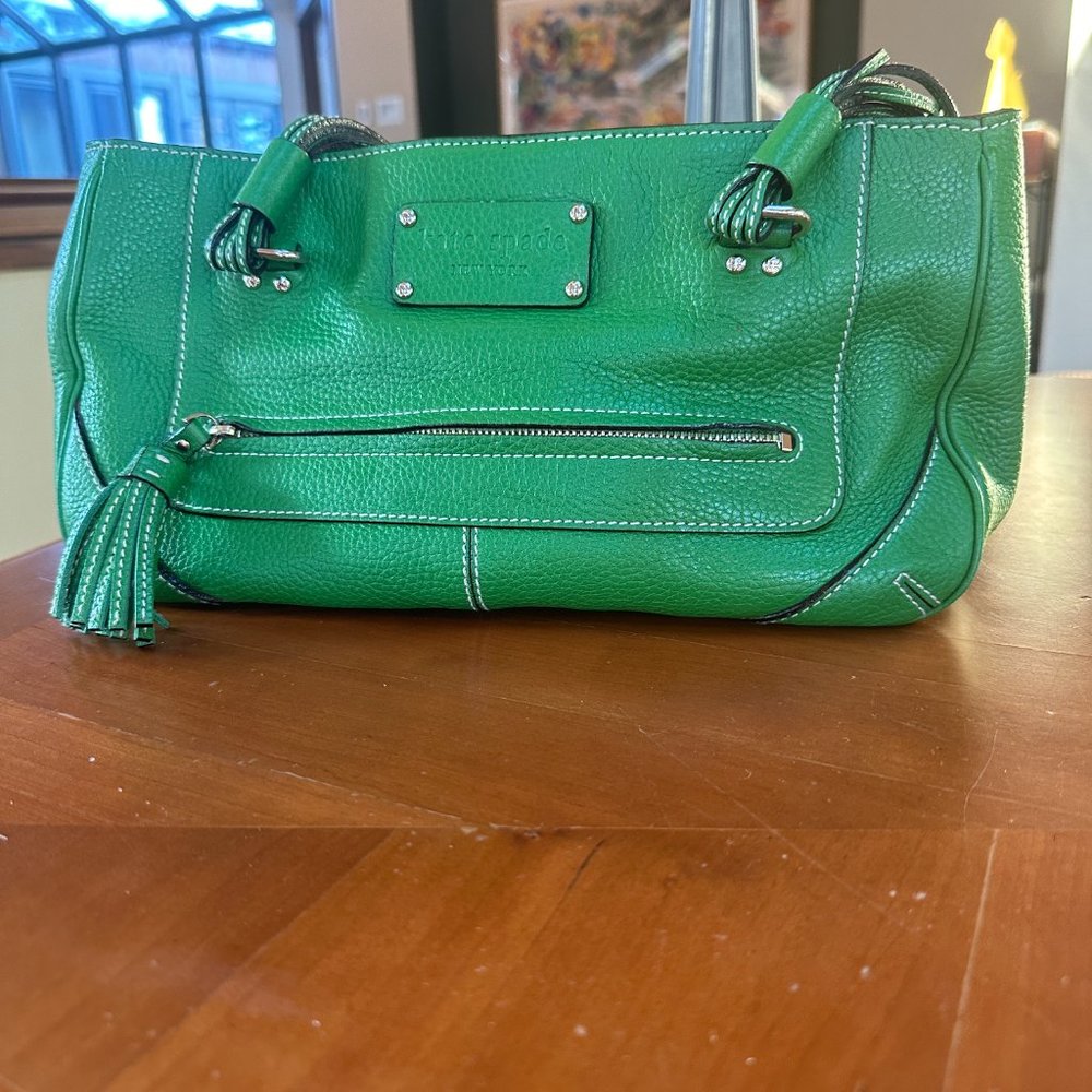 Kate Spade bag in gorgeous spring green
